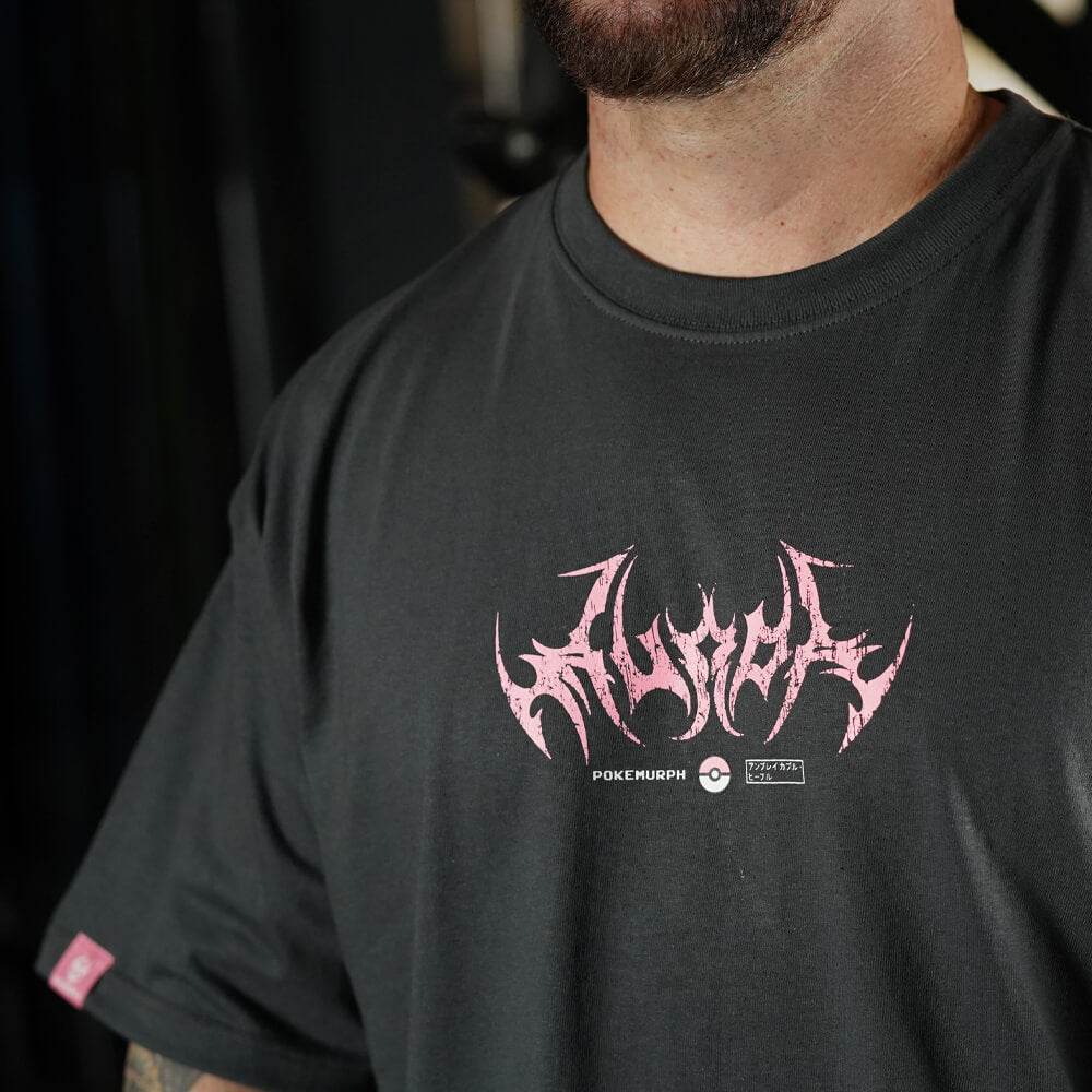 Polera Oversize Gymgar - Gris Charcoal