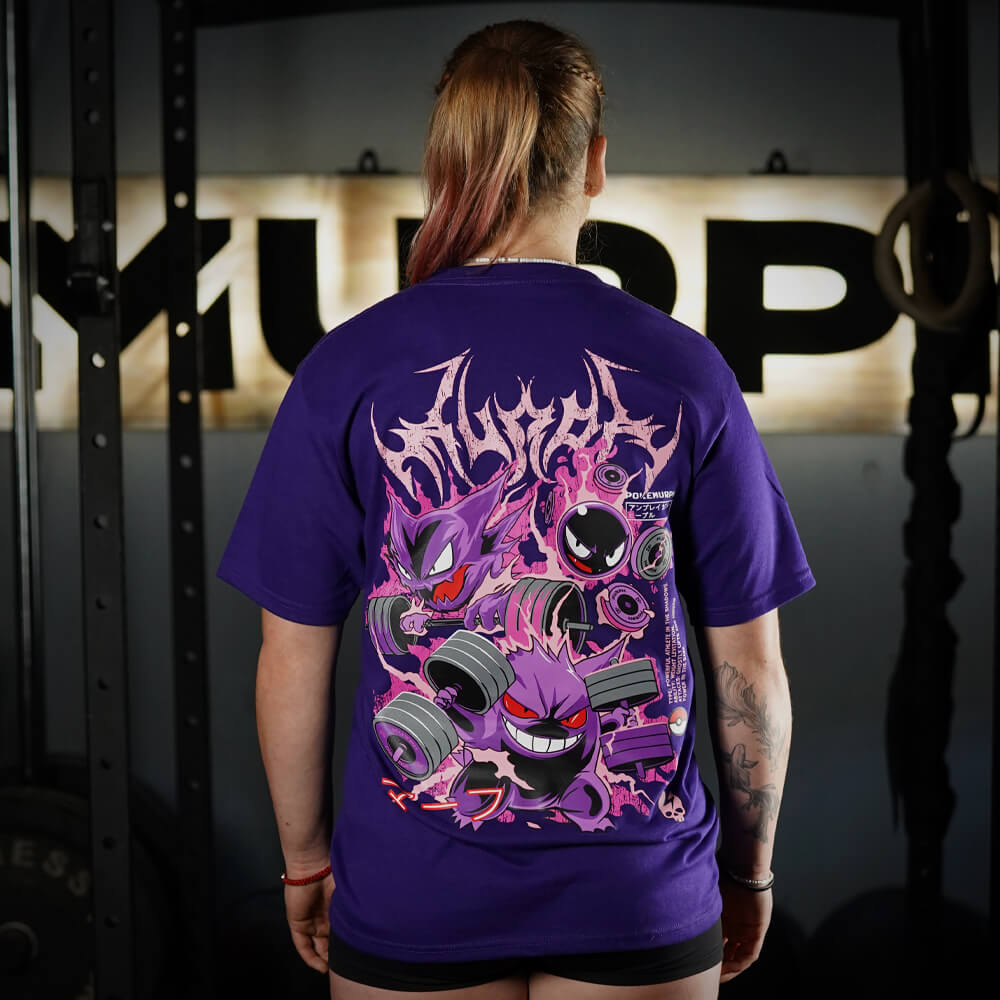 Polera Oversize Gymgar - Púrpura