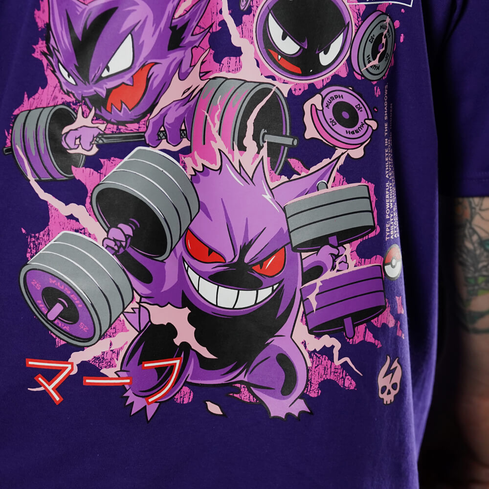 Polera Oversize Gymgar - Púrpura