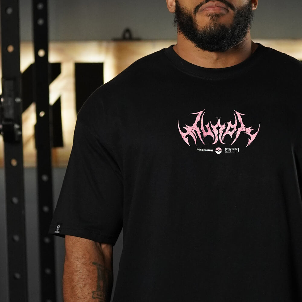 Polera Oversize Gymgar - Negro