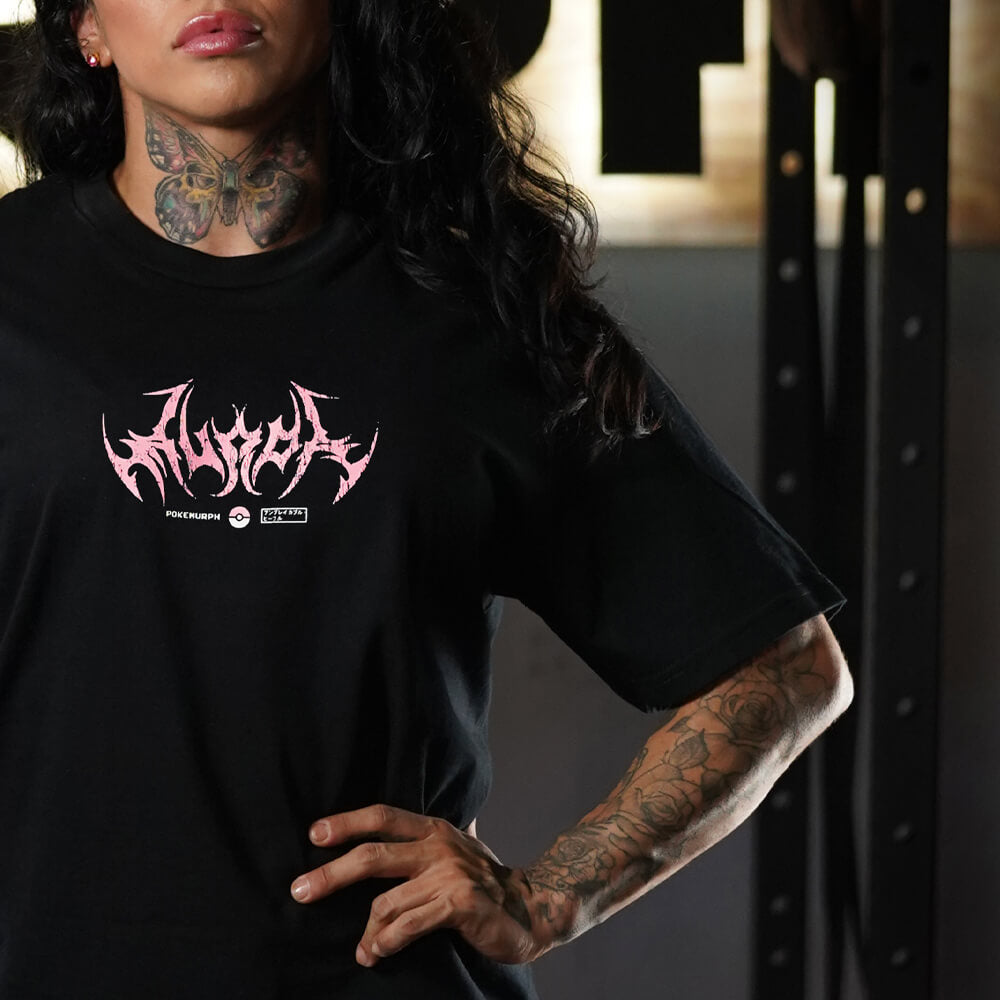 Polera Oversize Gymgar - Negro