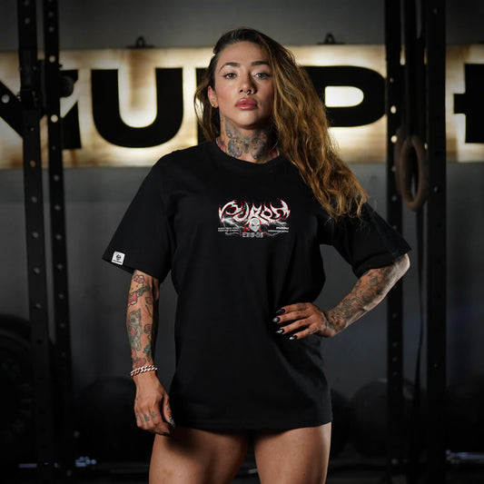 Polera Oversize Gymren - Negro