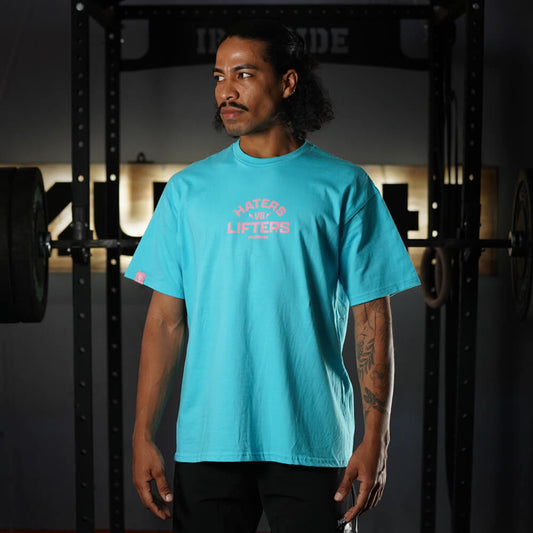 Polera Oversize PRO Haters Vs Lifters - Energy Blue