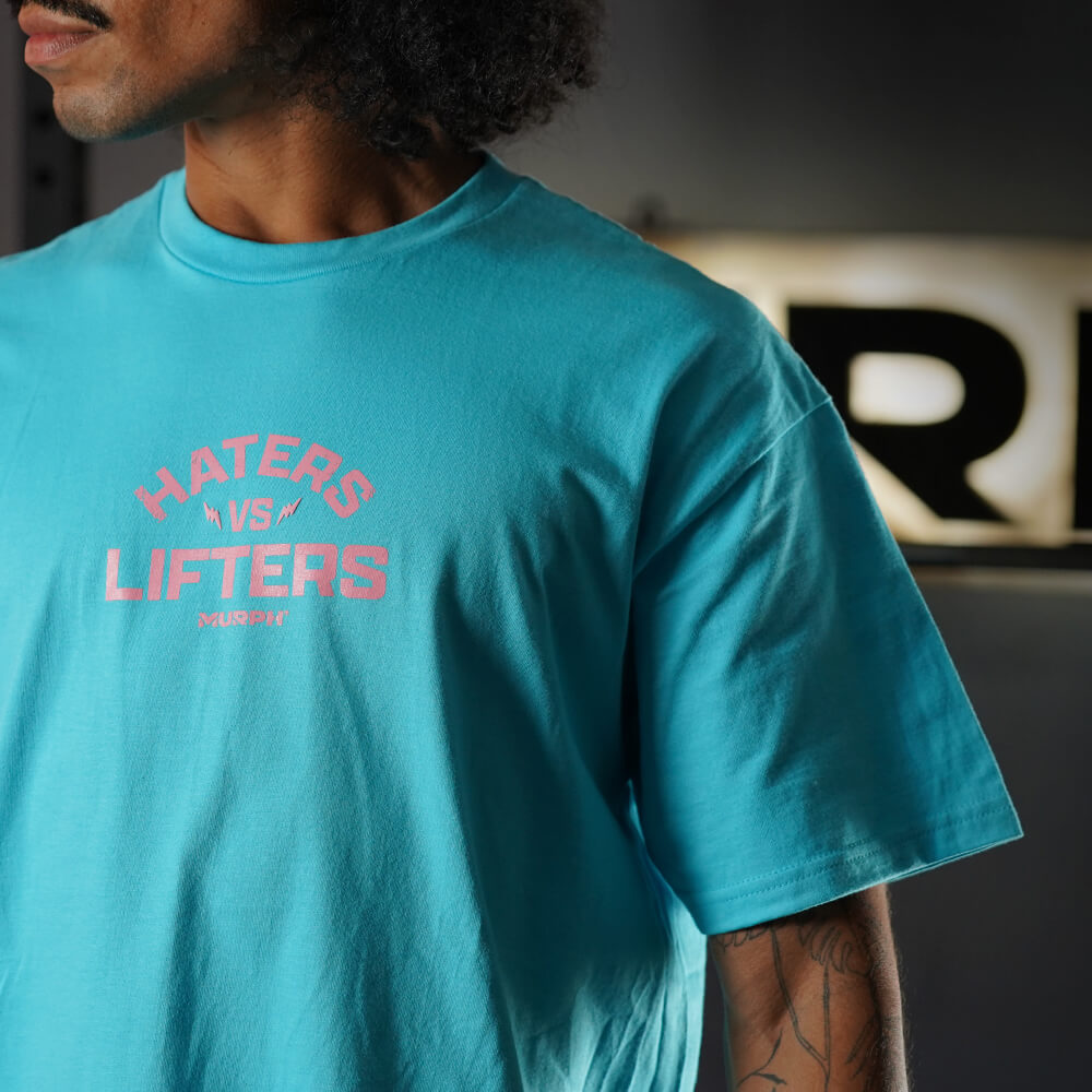 Polera Oversize PRO Haters Vs Lifters - Energy Blue