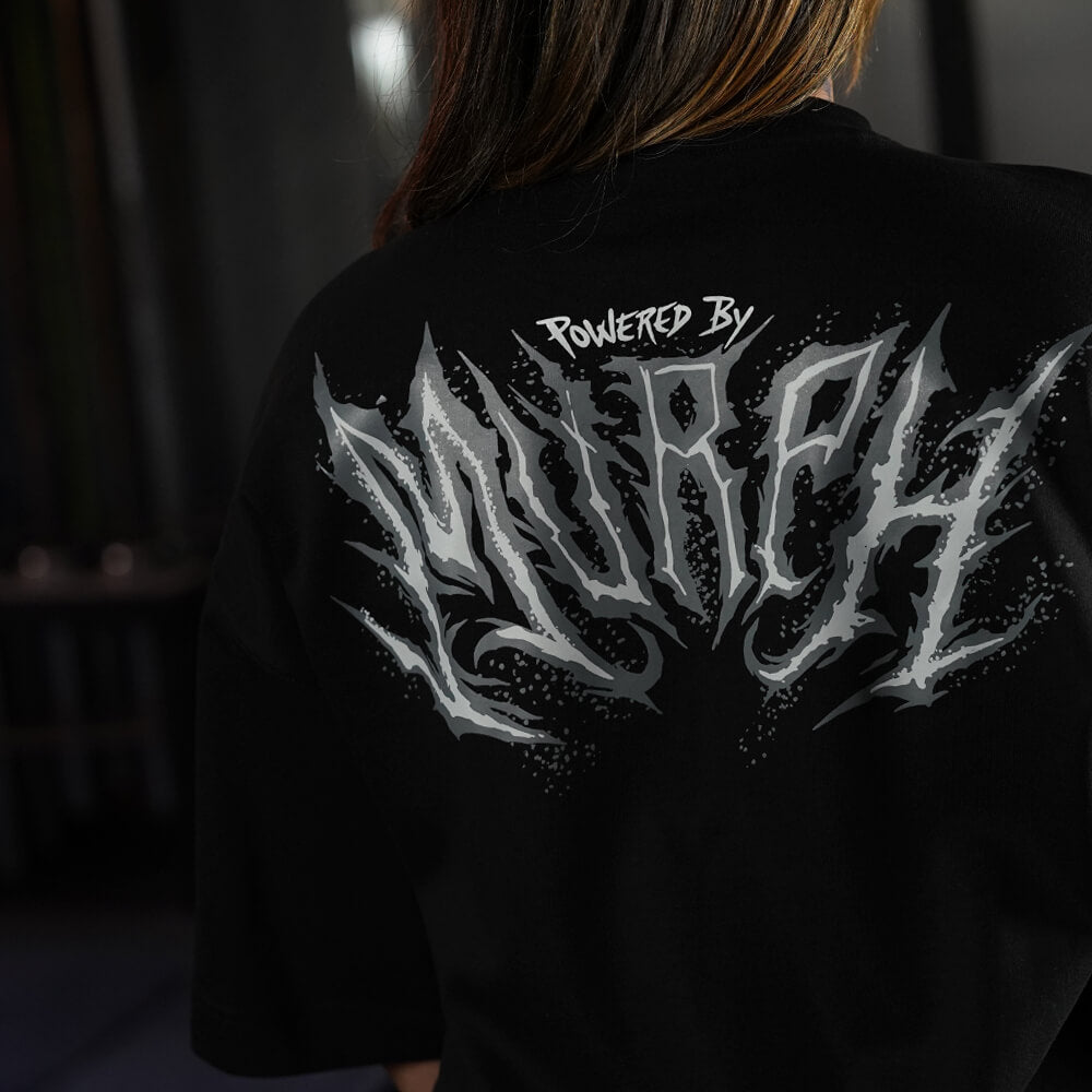 Polera Oversize ICON Sinister Logo - Negro