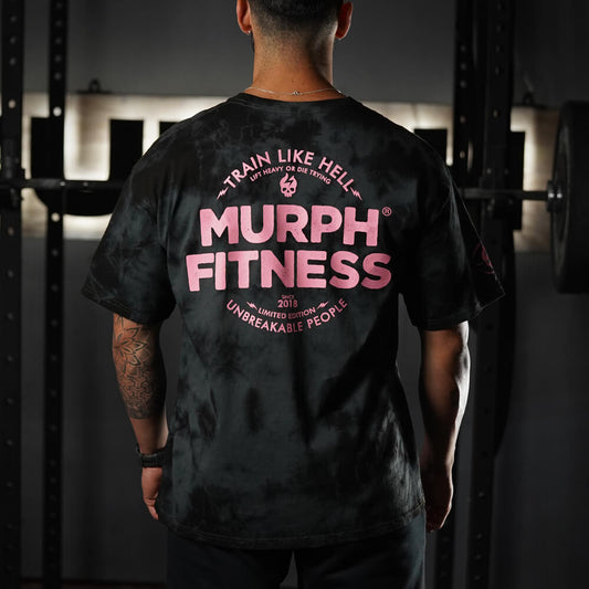 Polera Oversize Murph Like Hell - Black Storm