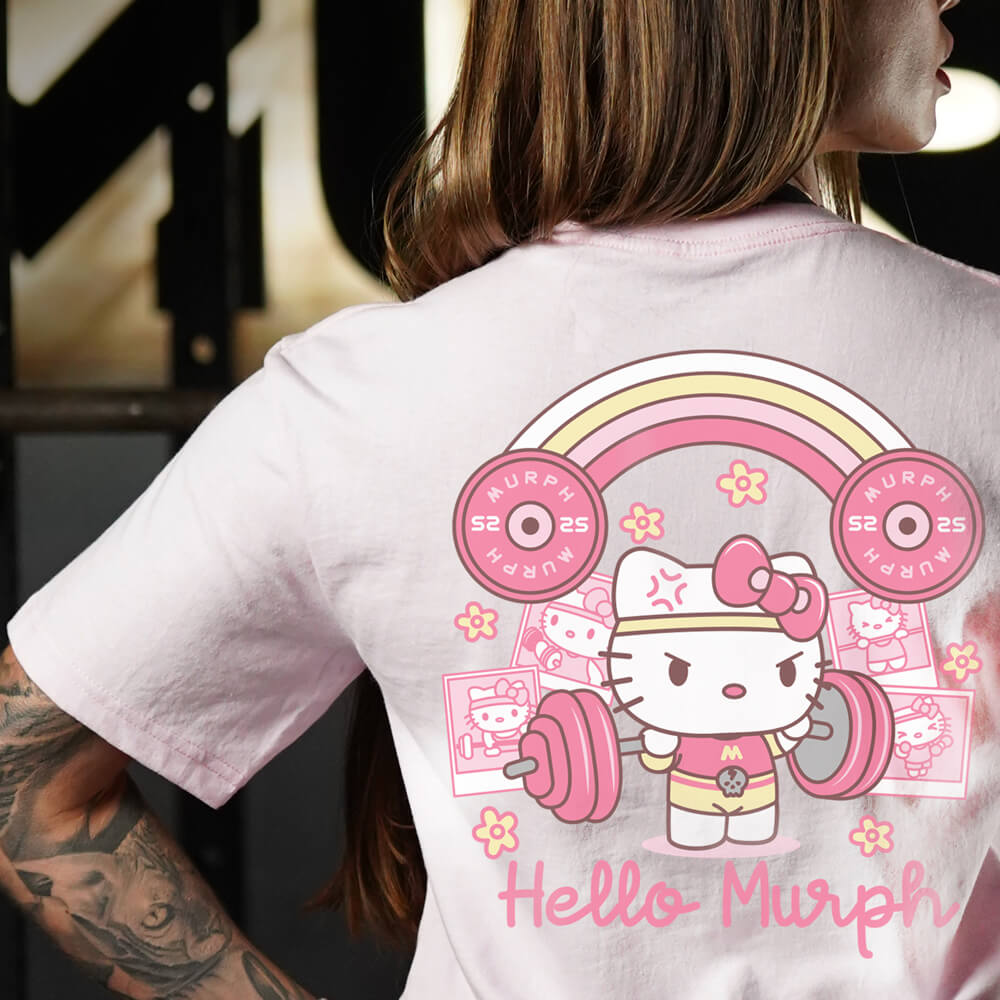 Polera Oversize Hello Murph - Pink