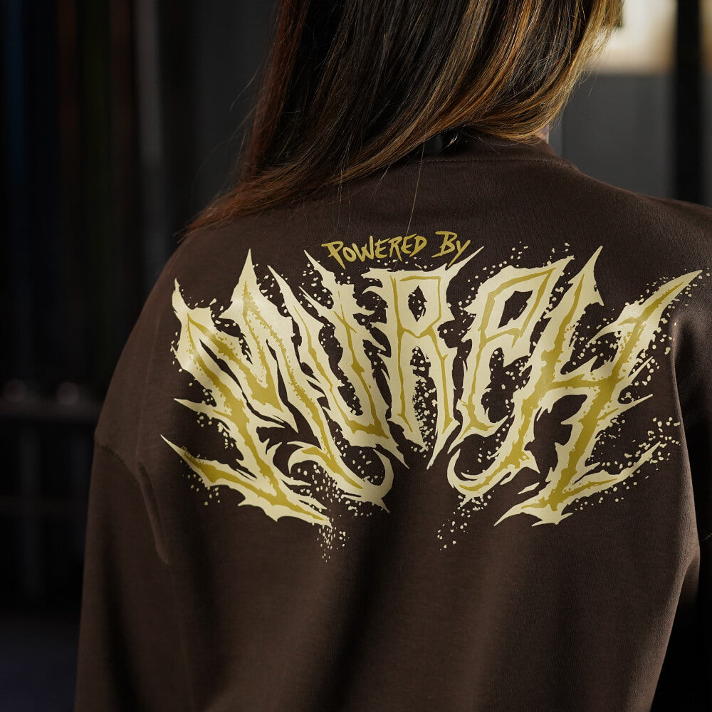 Polera Oversize ICON Sinister Logo - Chocolate