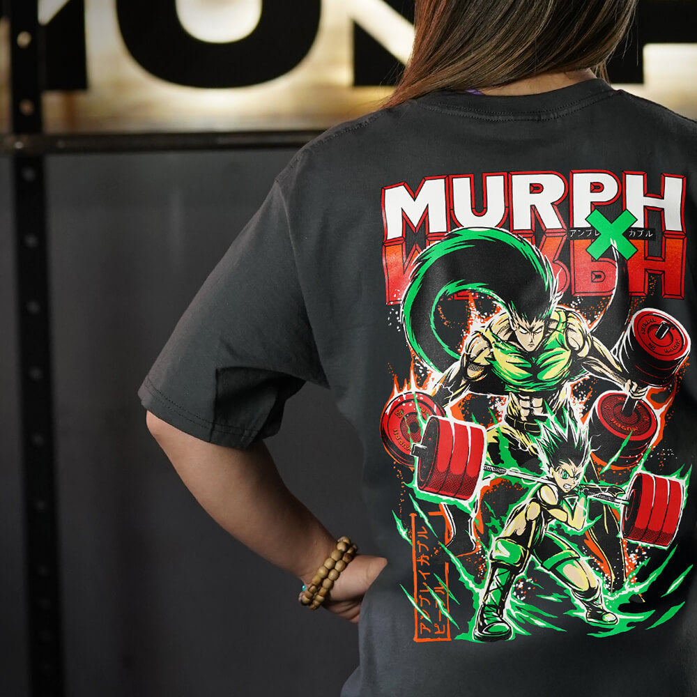 Polera Oversize Murph X Murph - Gris Charcoal