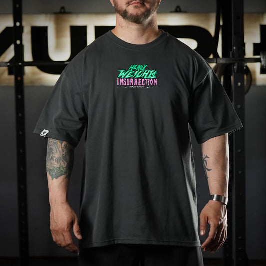 Polera Oversize Insurrection - Gris Charcoal