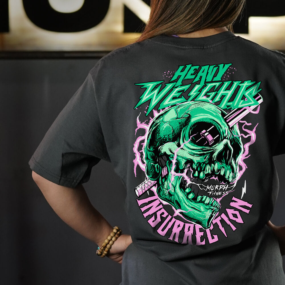 Polera Oversize Insurrection - Gris Charcoal
