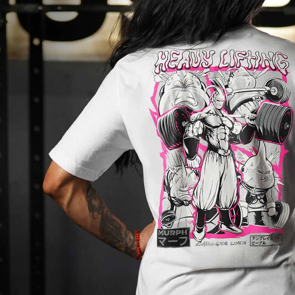 Oversize PRO Heavy Lifting Change Lives - Blanco