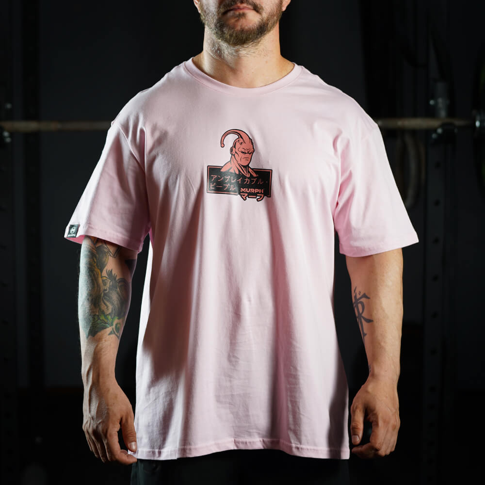 Polera Oversize - Heavy Lifting Change Lives- Rosado