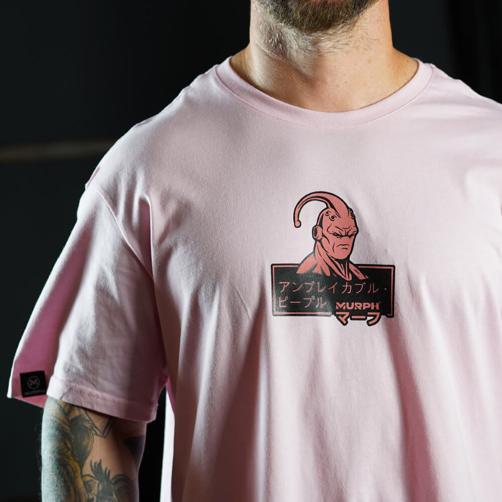 Polera Oversize - Heavy Lifting Change Lives- Rosado