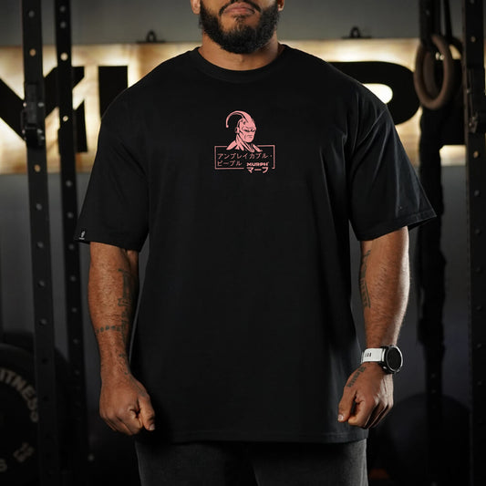 Polera Oversize Heavy Lifting Change Lives - Negro