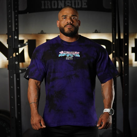 Polera Oversize MewTough - Purple Storm