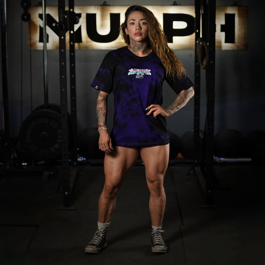 Polera Oversize MewTough - Purple Storm