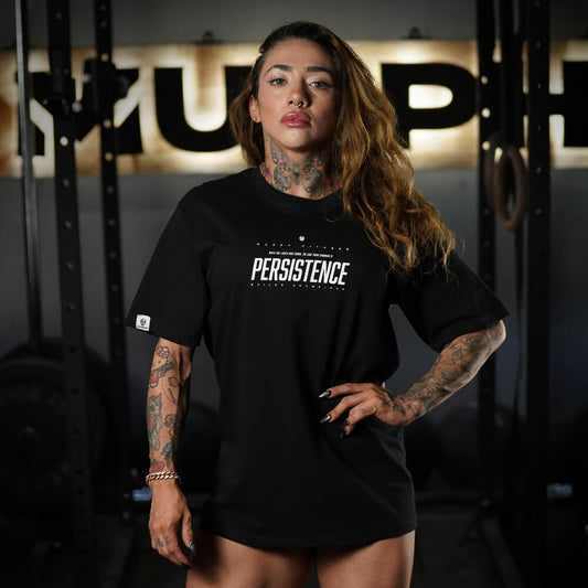 Polera Oversize PERSISTENCE - Negro
