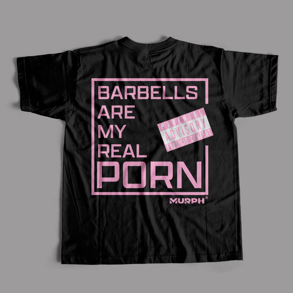 Polera Oversize Barbells Are My Real Porn Negro Murph Fitness  