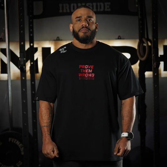 Polera Oversize PROVE THEM WRONG - Negro