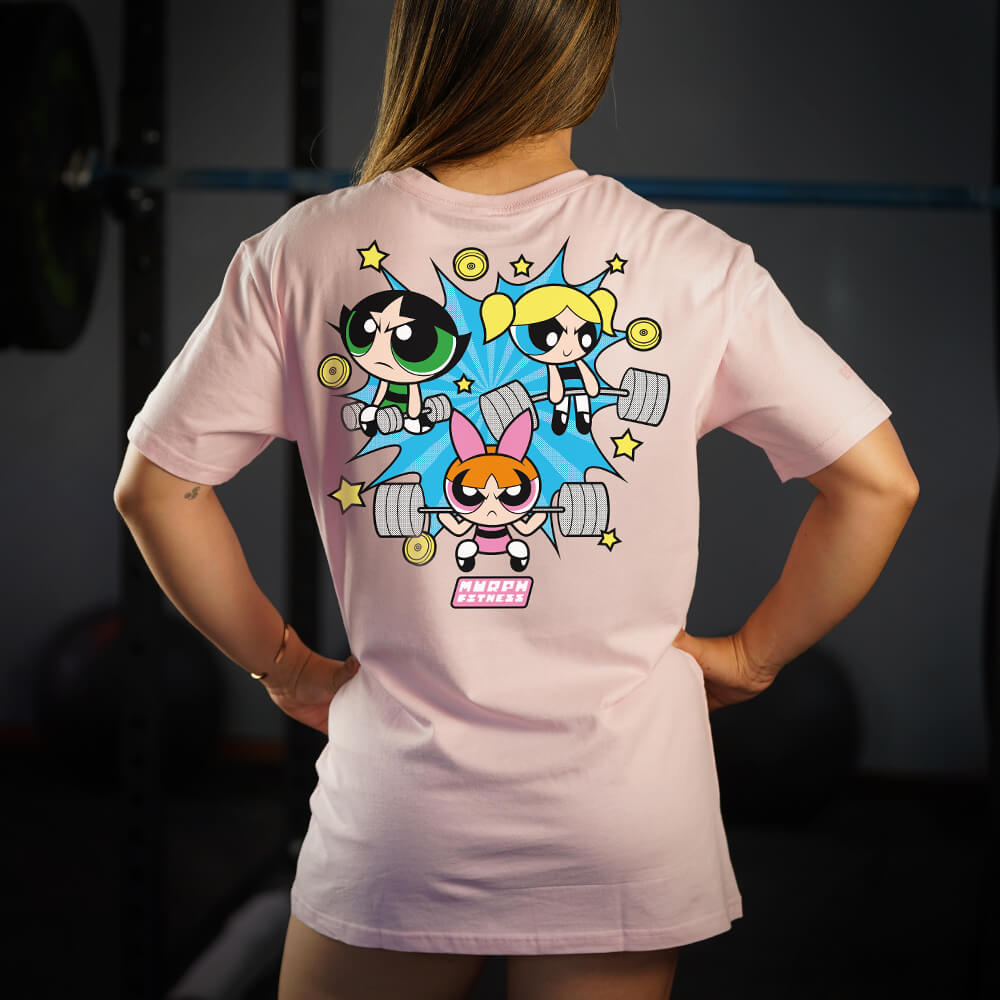 Polera Oversize Powerful Girls - Pink