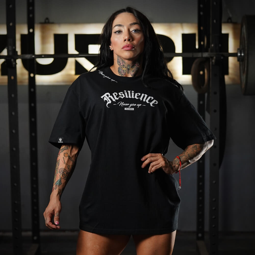 Polera Oversize Resilience - Negro