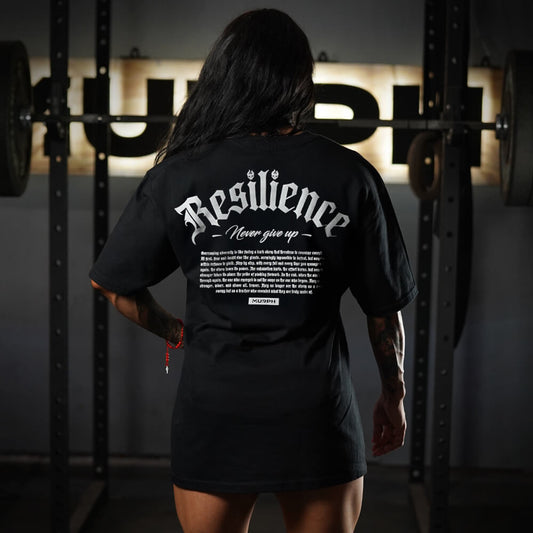Polera Oversize Resilience - Negro