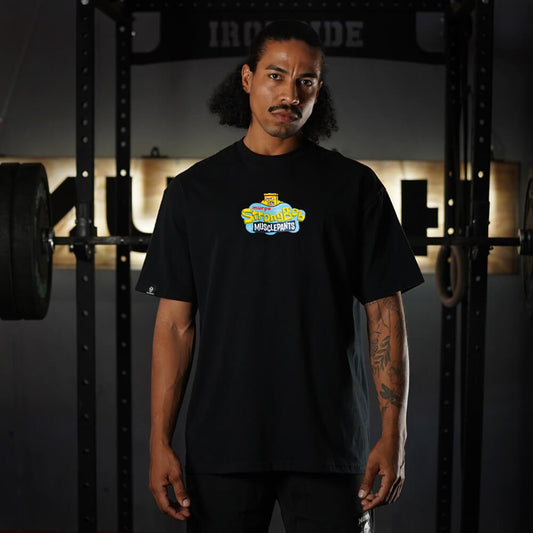 Polera Oversize Stronger Bob - Negro