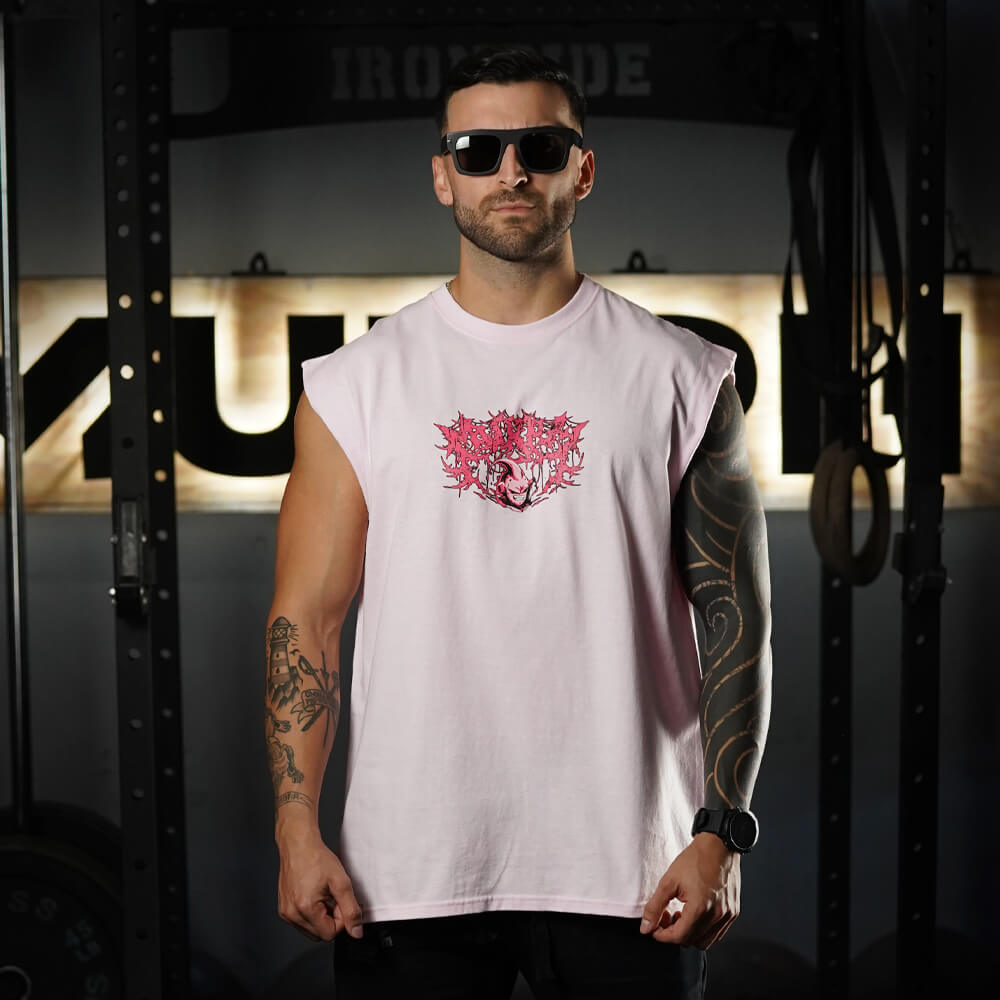 Polera Oversize Sleeveless MAJIN BOO - Rosado