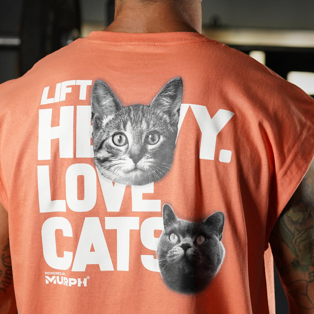 Polera Oversize Sleeveless Lift and Cats - Salmón