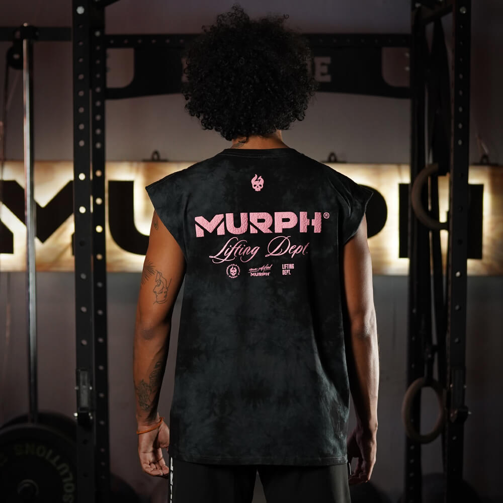 Polera Oversize Sleeveless Lifting Dept - Black Storm
