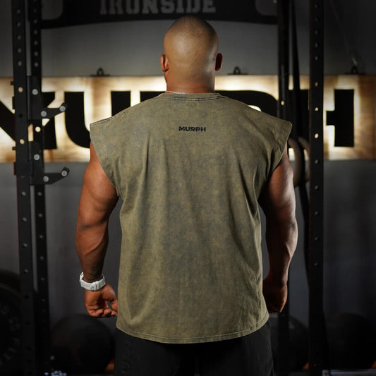 Polera Oversize Sleeveless Premium - Acid Gold