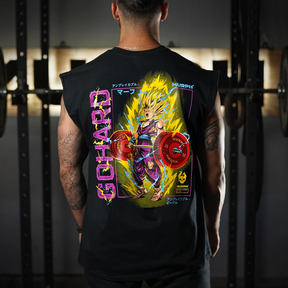 Polera Oversize Sleeveless GoHard - Negro