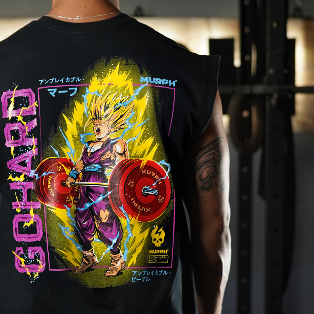 Polera Oversize Sleeveless GoHard - Negro