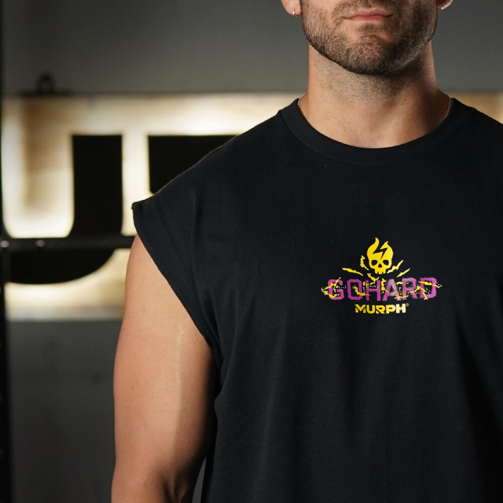 Polera Oversize Sleeveless GoHard - Negro