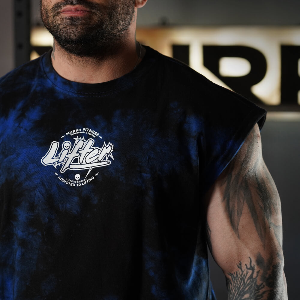 Polera Oversize Sleeveless Lifter - Blue Storm