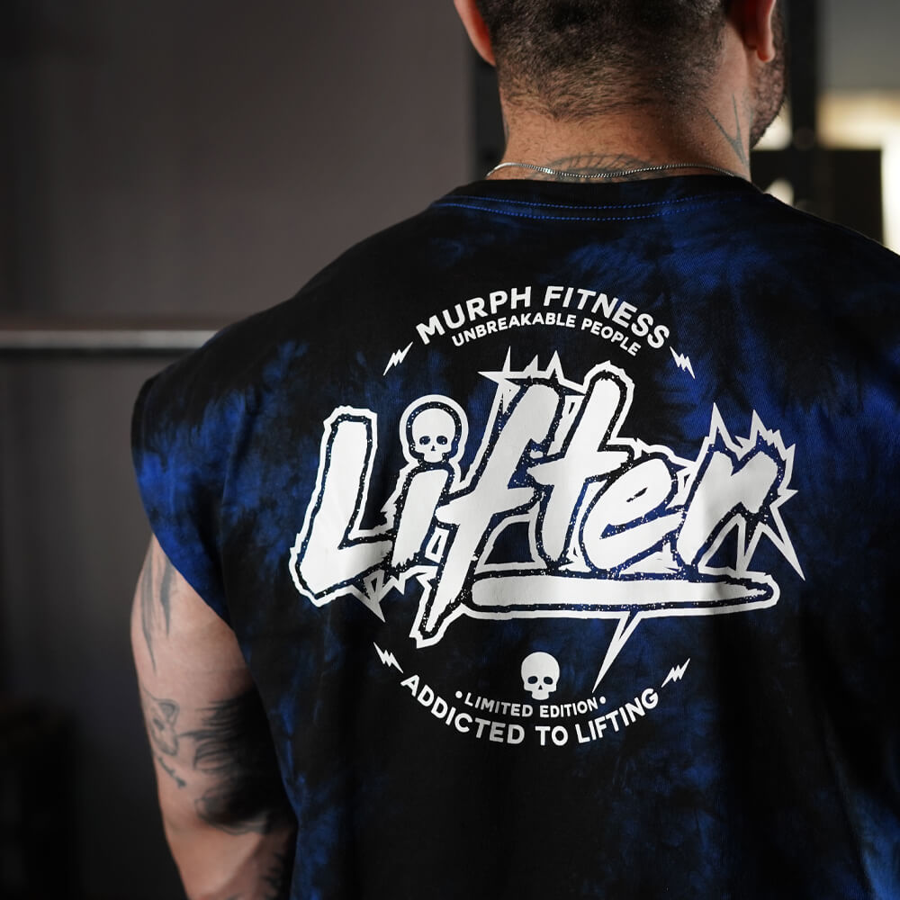 Polera Oversize Sleeveless Lifter - Blue Storm