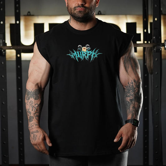 Polera Oversize Sleeveless SPORTLAX - Negro