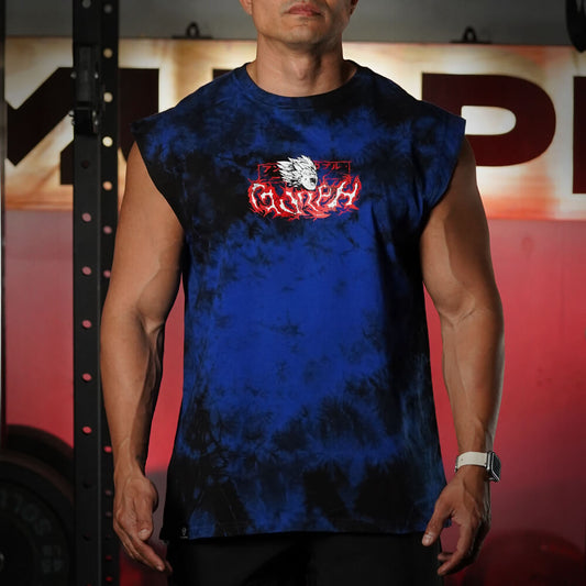 Polera Oversize Sleeveless Sacrifice - Blue Storm