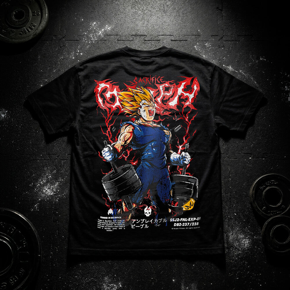 Polera Oversize Sacrifice - Negro