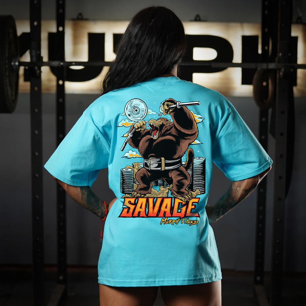 Polera Oversize PRO Savage - Energy Blue