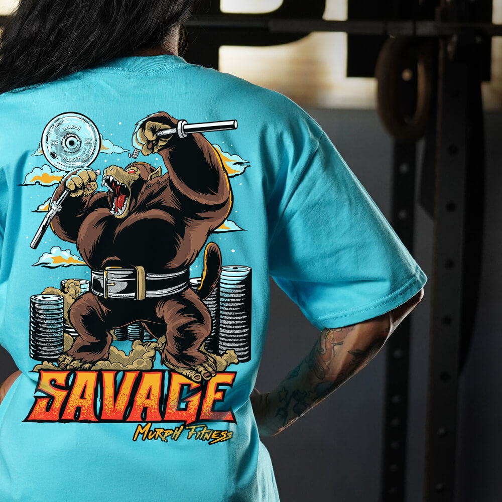 Polera Oversize PRO Savage - Energy Blue