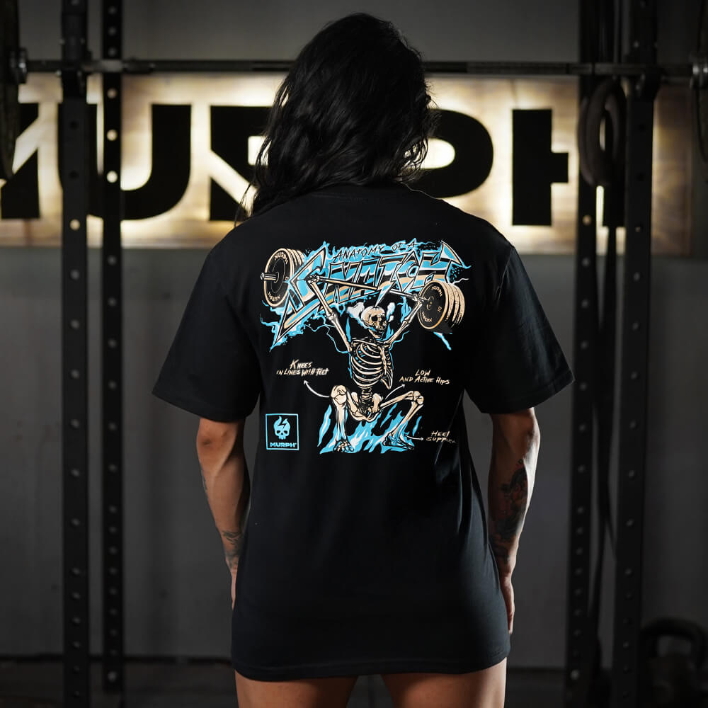 Polera Oversize Anatomy of the Snatch - Negro