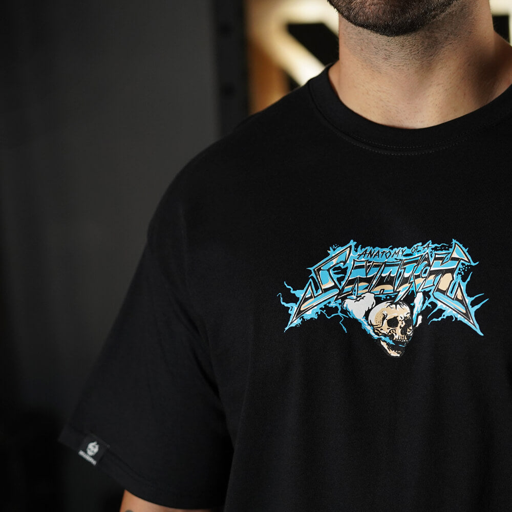Polera Oversize Anatomy of the Snatch - Negro