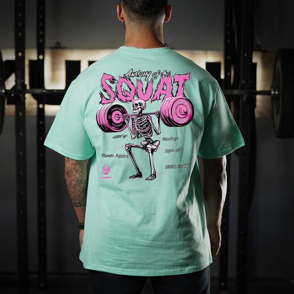 Oversize PRO Anatomy of the Squat - Mint