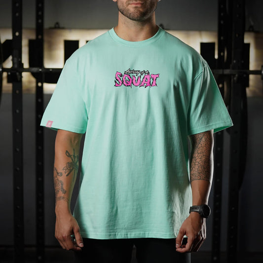 Oversize PRO Anatomy of the Squat - Mint