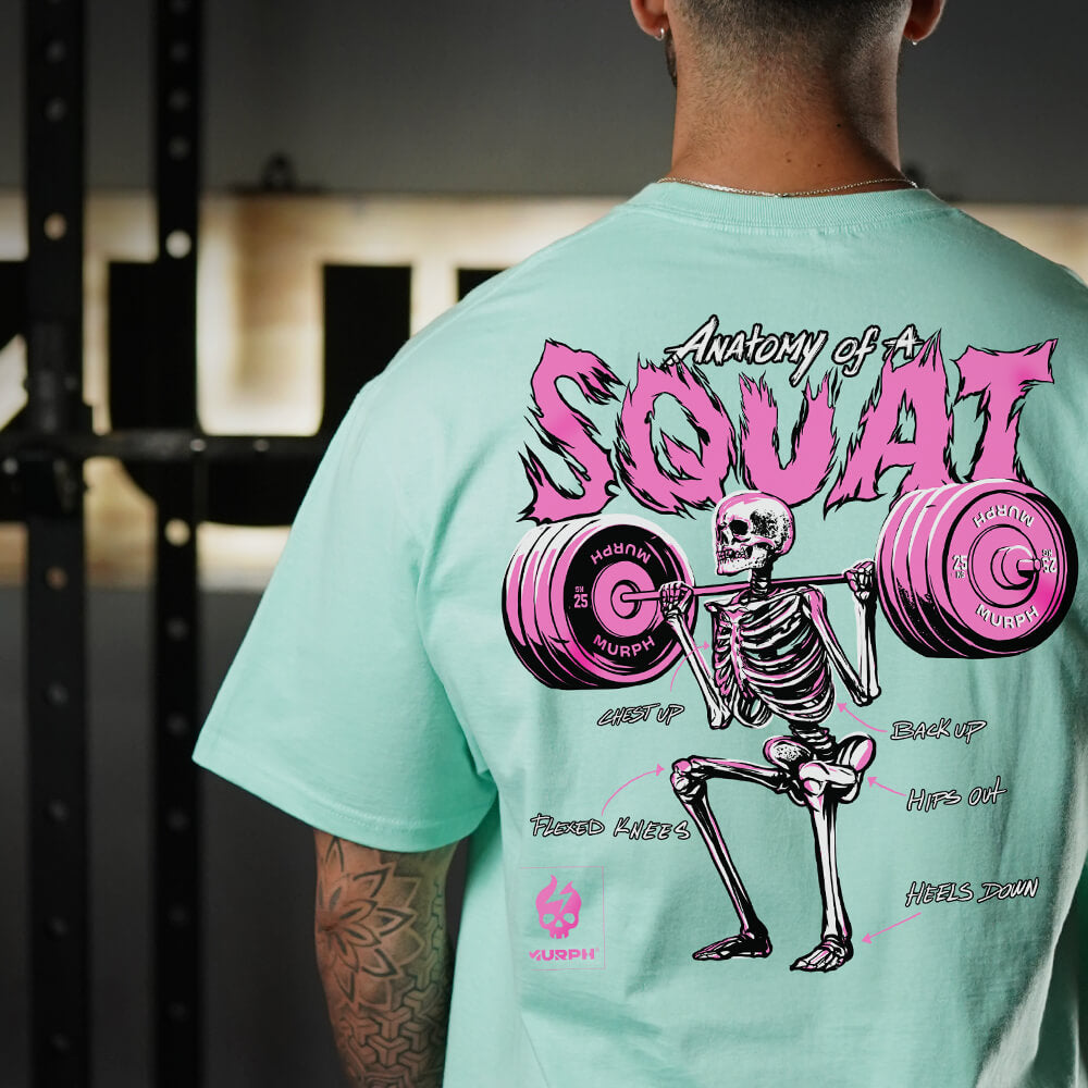 Oversize PRO Anatomy of the Squat - Mint