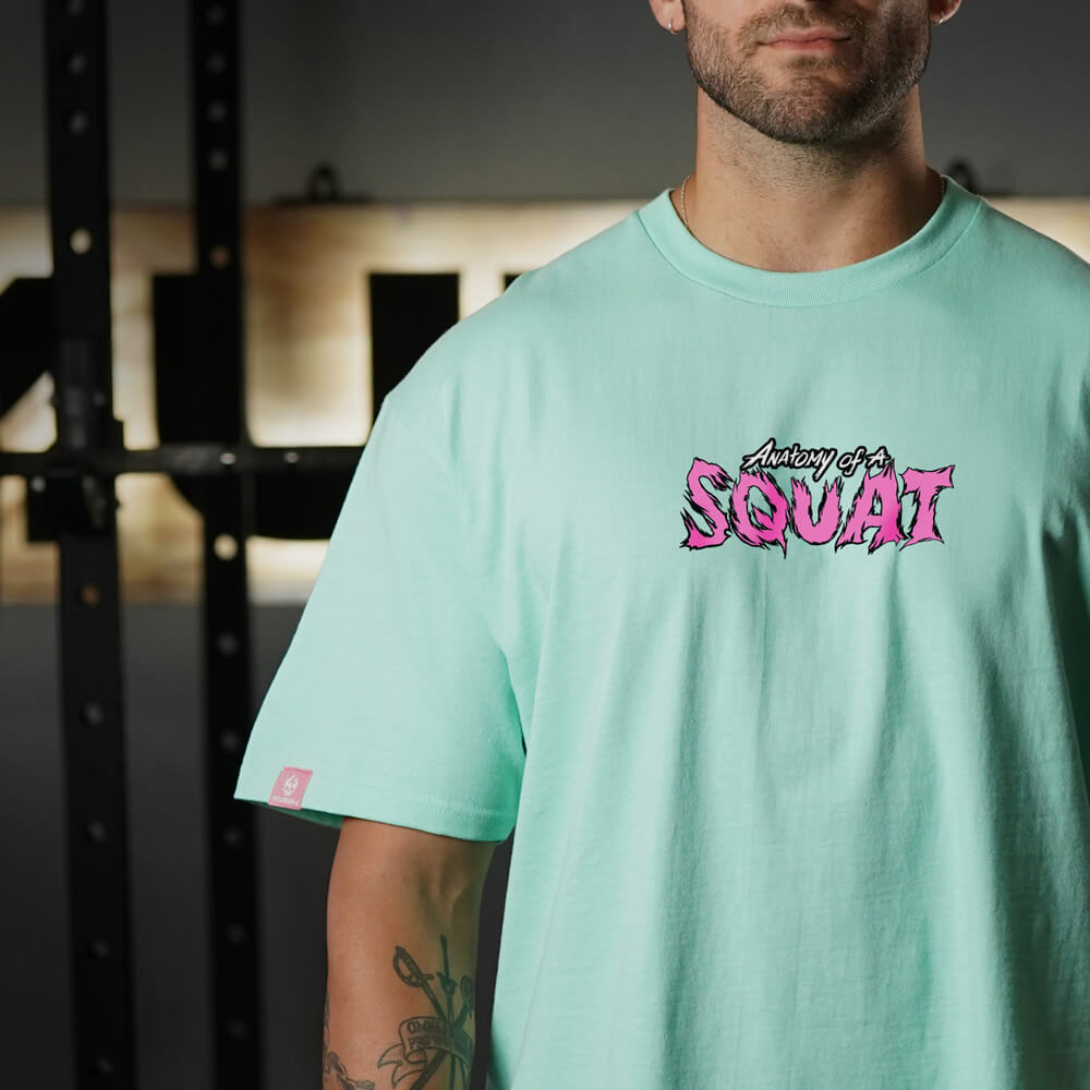 Oversize PRO Anatomy of the Squat - Mint