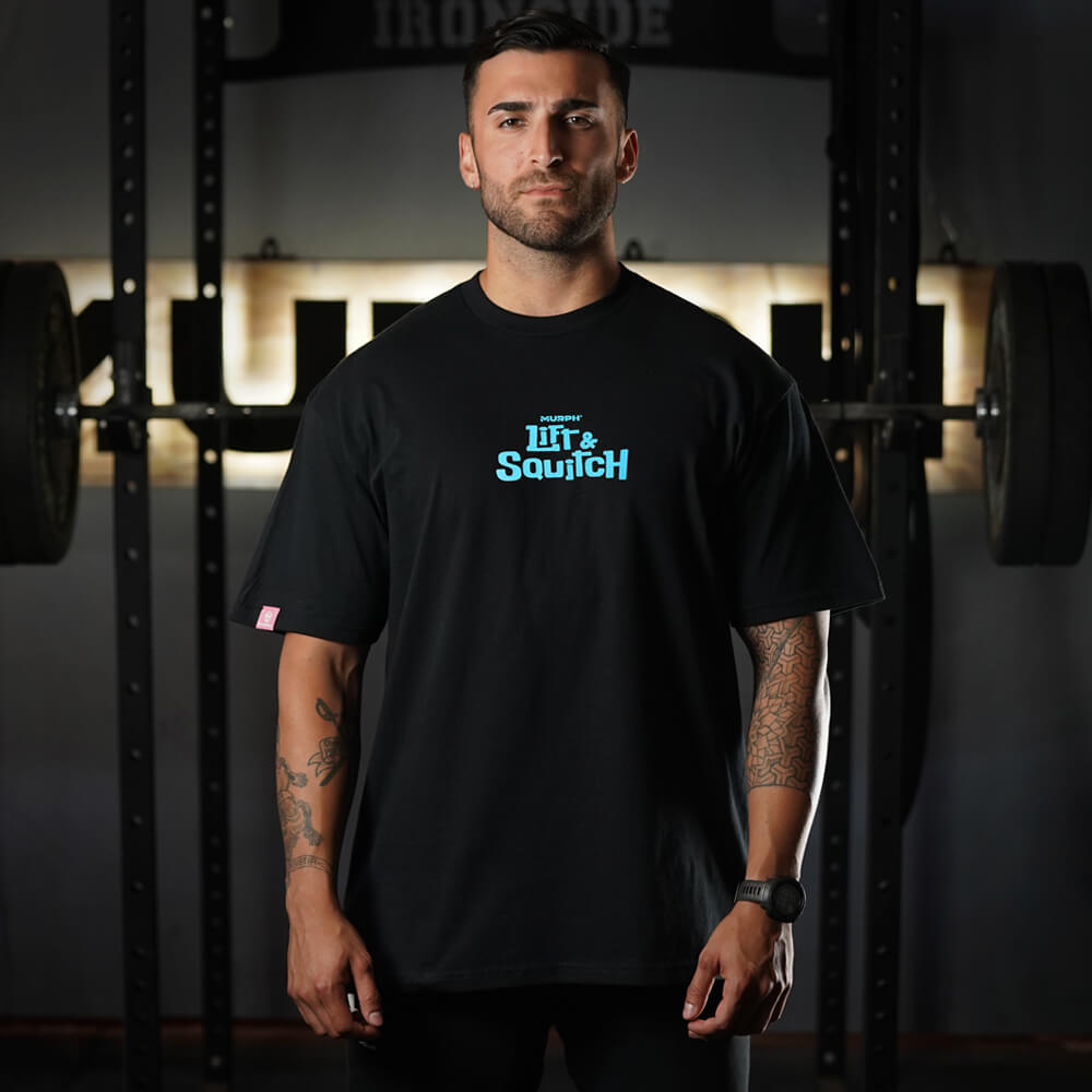 Polera Oversize Lift & Squitch - Negro
