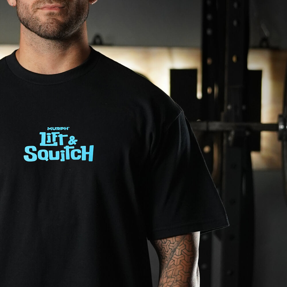 Polera Oversize Lift & Squitch - Negro